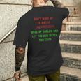 Motivational Sunrise Quote Positive Mindset Inspiration Men's Back Print T-Shirt Gifts for Him