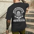 Motociclista Nonno Festa Del Papà Regalo Papà Motociclista T-shirt da uomo con stampa posteriore Regalos para él