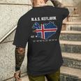 Nas Keflavik アイスランド メンズTシャツ バックプリント 彼への贈り物