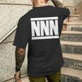 Nnn No Nut November メンズTシャツ バックプリント 彼への贈り物