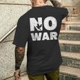 No War Peace No War No WarNo War メンズTシャツ バックプリント 彼への贈り物