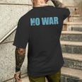No War Peace No War No WarNo War メンズTシャツ バックプリント 彼への贈り物