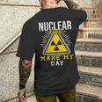 Nuclear Fuels Make My Day 原子力エンジニア メンズTシャツ バックプリント 彼への贈り物