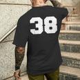 Number 38Ports Jersey Player 38 Fan Front Printarsity メンズTシャツ バックプリント 彼への贈り物