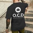 Obsessive Curling Disorder Curler Curling ギフト メンズTシャツ バックプリント 彼への贈り物