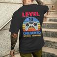 Official Nager 13Th Birthday Level 13 Unlocked メンズTシャツ バックプリント 彼への贈り物