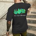 Peace Lovehenaniganst Patrick's Day Green Tie Dye メンズTシャツ バックプリント 彼への贈り物