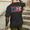Pompiers Dean Francisco Californie T-shirt imprimé au dos Cadeaux pour lui