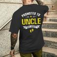 メンズ Promoted To Uncle Est 2027Oon To Be Dad メンズTシャツ バックプリント 彼への贈り物