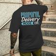 Propofol Delivery Mode On 麻酔科医 メンズTシャツ バックプリント 彼への贈り物