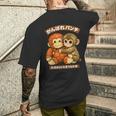 Punch Japanese Monkey Friendship Orangutan Punchkin Punch メンズTシャツ バックプリント 彼への贈り物