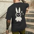 Rabbit Kawaii Creepy-Cute Bunny Aesthetic K-Pop & Alt Vibe Tank Top Men's Back Print T-Shirt Gifts for Him
