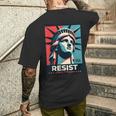 Resist 自由の女神 Resist メンズTシャツ バックプリント 彼への贈り物