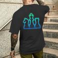 Schachfigurenchachspiel Kinder Herren Jungenchach T-Shirt mit Rückendruck Geschenke für Ihn