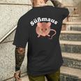 Süßmaus Xüssmaus Cuteweet Mouseüß Mausüßes Mäuschen T-Shirt mit Rückendruck Geschenke für Ihn