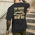 Tow Truck Driver Wrecker I Always Get You On My Bed メンズTシャツ バックプリント 彼への贈り物