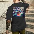 Trendy Formula One Kitty Poster メンズTシャツ バックプリント 彼への贈り物