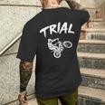 Trial Riders And Fans エクストリームモータースポーツライダー メンズTシャツ バックプリント 彼への贈り物