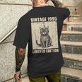 Vintage Cat 1995 30歳の誕生日 限定版 メンズTシャツ バックプリント 彼への贈り物