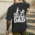The Walking Dad Happy Father's Day Dadhortleeve Graphic メンズTシャツ バックプリント 彼への贈り物