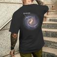 You Are Here 銀河 天文学 天の川 宇宙 サイファイ メンズTシャツ バックプリント 彼への贈り物