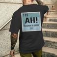 あぁ サプライズ化学の要素 サイエンスユーモア メンズTシャツ バックプリント 彼への贈り物