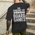 おもしろボードゲームシャツ Didomeoneay ボードゲーム メンズTシャツ バックプリント 彼への贈り物