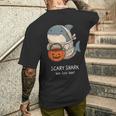 かわいいサメ ミイラ ハロウィン メンズ レディース キッズ おもしろサメ メンズTシャツ バックプリント 彼への贈り物