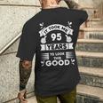こんなに面白く見えるのに95年かかった 95歳 長袖tシャツ メンズTシャツ バックプリント 彼への贈り物