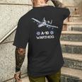 アメリカ軍の戦闘爆撃機a10 イボイノシシ 長袖tシャツ メンズTシャツ バックプリント 彼への贈り物