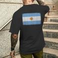 アルゼンチン国旗グラフィック メンズ レディース キッズ メンズTシャツ バックプリント 彼への贈り物