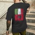 アルバニアのイタリアの愛-アルバニアとイタリア 長袖tシャツ メンズTシャツ バックプリント 彼への贈り物