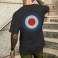 イギリス イングランド ラウンデル ユニオンジャック ロック パンク モッズ Mods ファッション Army Uk 長袖tシャツ メンズTシャツ バックプリント 彼への贈り物