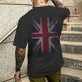 イギリス 国旗 ロンドン メンズ ユニオン ジャック イングランド ロック モッズ Army かっこいい Uk 長袖tシャツ メンズTシャツ バックプリント 彼への贈り物