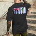 イギリス領インド洋地域の国旗 メンズTシャツ バックプリント 彼への贈り物
