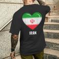 イラン国旗シャツ メンズTシャツ バックプリント 彼への贈り物