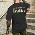インド 私は メイド・イン・インディア です。 メンズTシャツ バックプリント 彼への贈り物
