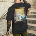 ウィリアム・ブレイク ジェイコブの梯子 芸術 象徴主義 神秘主義 魔法 William Blake Jacob メンズTシャツ バックプリント 彼への贈り物