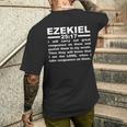 エゼキエル書第25章17節 長袖tシャツ メンズTシャツ バックプリント 彼への贈り物