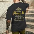 エリア51 エイリアン メンズTシャツ バックプリント 彼への贈り物