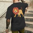 カワイイライオン 長袖tシャツ メンズTシャツ バックプリント 彼への贈り物