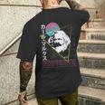 カール・マルクス 共産主義 共産主義 ヴェイパーウェーブ 美学 レトロ 80年代 メンズTシャツ バックプリント 彼への贈り物