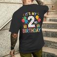 キッズ キッズ 2 歳の誕生日シャツ 男の子 幼児 2 人 2 歳の誕生日 メンズTシャツ バックプリント 彼への贈り物