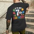 キッズ 7歳の誕生日シャツ男の子キッズ幼児7歳の誕生日男の子 メンズTシャツ バックプリント 彼への贈り物