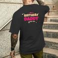 キッズ かわいい 父 誕生日 お誕生日おめでとう パパ メンズTシャツ バックプリント 彼への贈り物