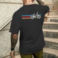 サイクリング Bmx ダウンヒル デザイン レトロ ヴィンテージ Bmx メンズTシャツ バックプリント 彼への贈り物