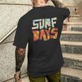 サーフデイズサーファーup サーフィン カイトサーフィン ウィンドサーフィン メンズTシャツ バックプリント 彼への贈り物
