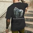 シルバーバック ゴリラ メンズTシャツ バックプリント 彼への贈り物
