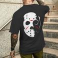 ジェイソンホッケーマスク ハロウィンシャツ 13日の金曜日 メンズTシャツ バックプリント 彼への贈り物
