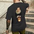 セルバンテス対シェイクスピア メンズTシャツ バックプリント 彼への贈り物